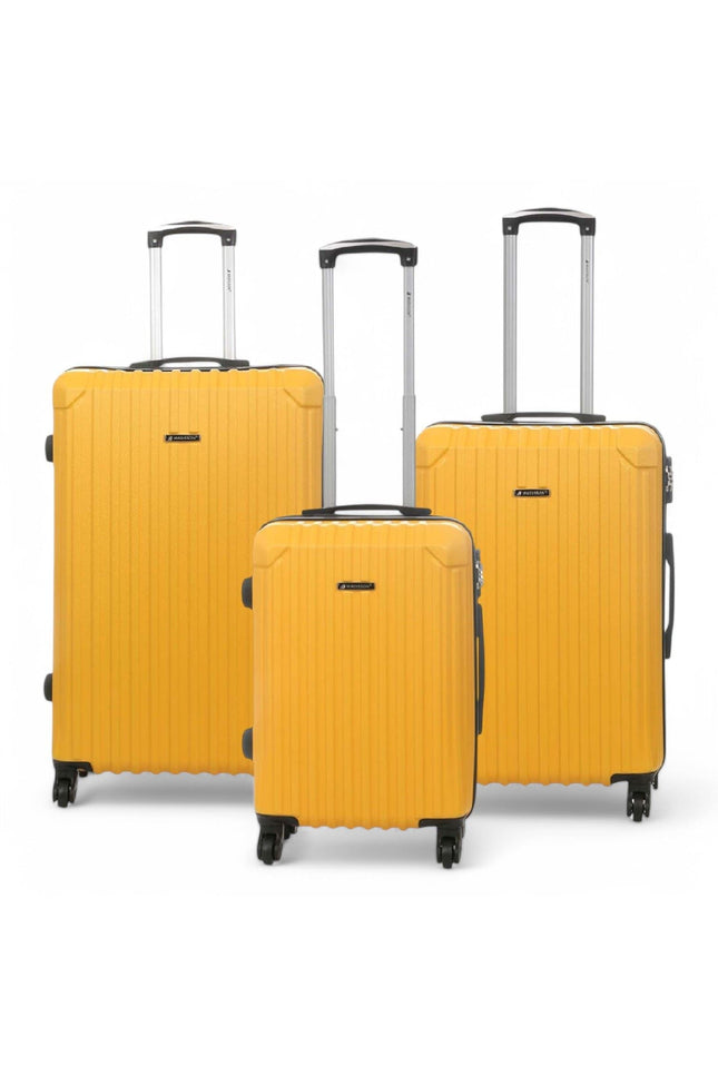 Corowa Set of 3 Hard Shell Suitcase in Yellow