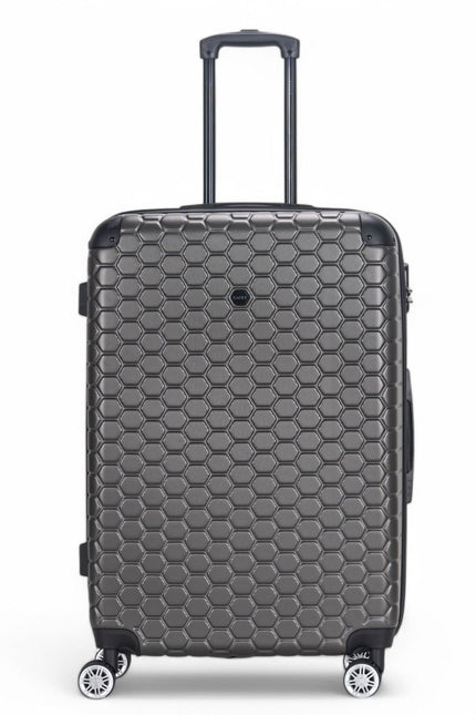 Noda Large Hard Shell Suitcase in Charcoal