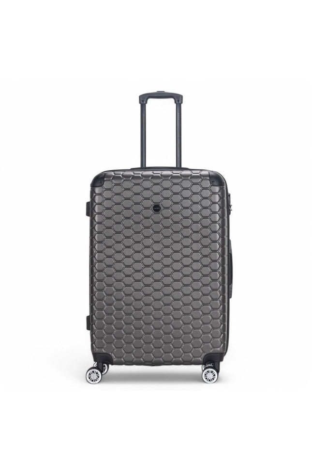 Noda Large Hard Shell Suitcase in Charcoal
