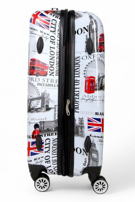 Cooma Medium Hard Shell Suitcase London in Black Flower