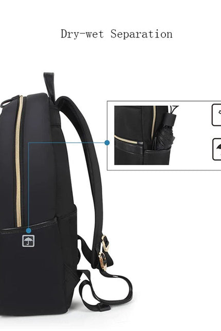 Backpack Rucksack 40 x 30 x 14 cm Black Underseat Travel Cabin Bag for Ryanair, Easy Jet