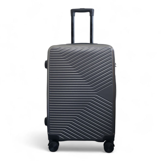 Junee Medium Hard Shell Suitcase in Charcoal Grey