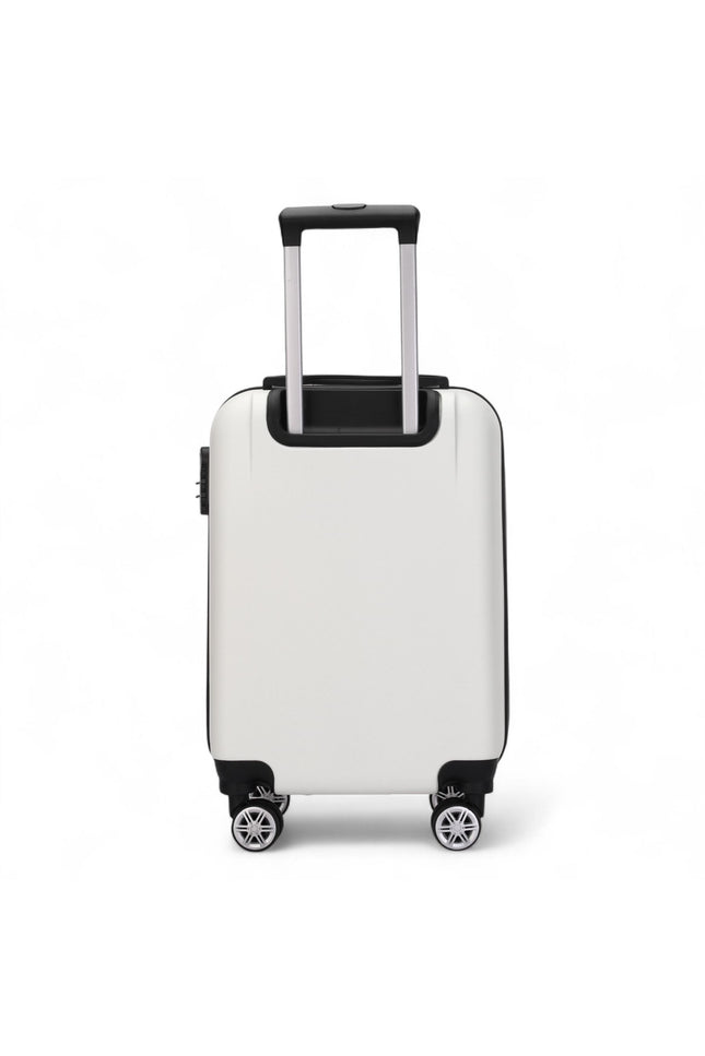 Calgary Cabin Hard Shell Suitcase in Cream White