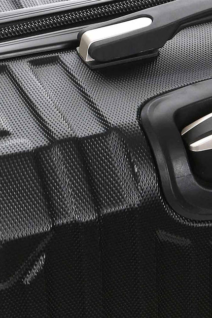 Corowa Medium Hard Shell Suitcase in Black