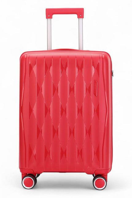 Burnaby Cabin Hard Shell Suitcase in Red