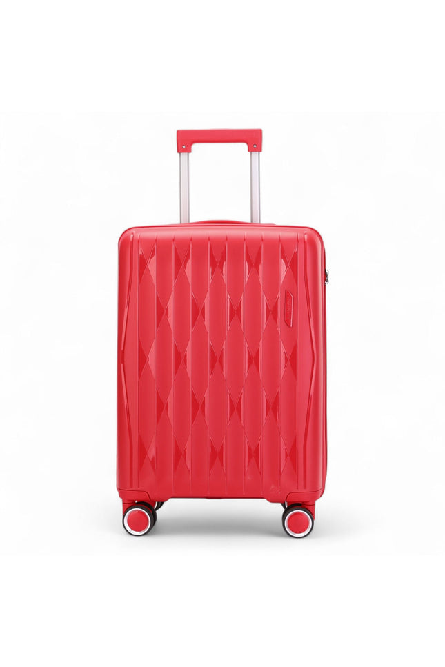 Burnaby Cabin Hard Shell Suitcase in Red
