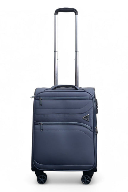 Corby Cabin Soft Shell Suitcase in Grey