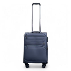Corby Cabin Soft Shell Suitcase in Grey