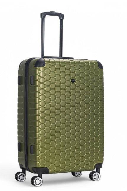 Noda Large Hard Shell Suitcase in Green