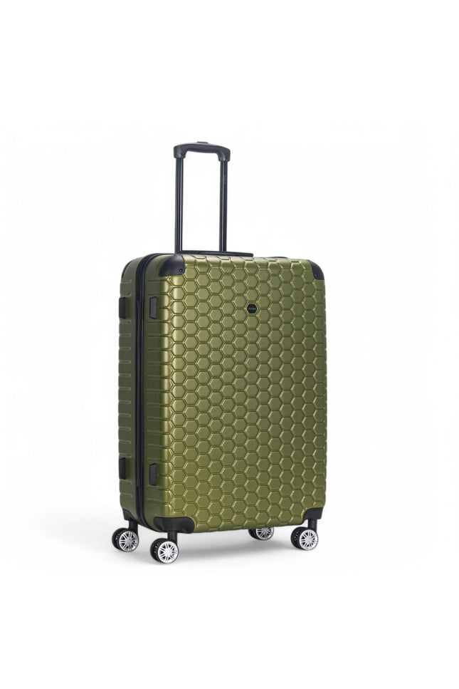 Noda Large Hard Shell Suitcase in Green