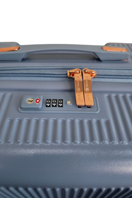 Cowra Cabin Hard Shell Suitcase in Blue
