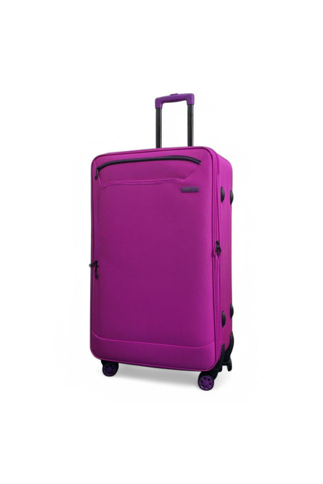 Handa Large Soft Shell Suitcase in Pink