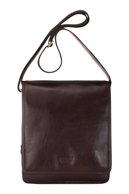 Leather Vintage Brown Messenger Shoulder Crossbody Travel Business Bag - Ranger