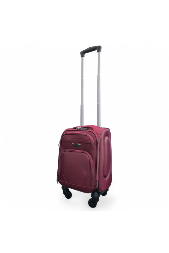 Nagoya Unserseat Soft Shell Suitcase in Wine