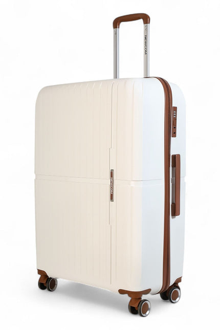 Corowa Medium Hard Shell Suitcase in White