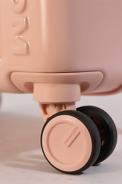 Hard Shell Cabin 44 x 22 x 38 cm Pink TSA Secure Luggage Suitcase Suitable for Easyjet, Ryanair