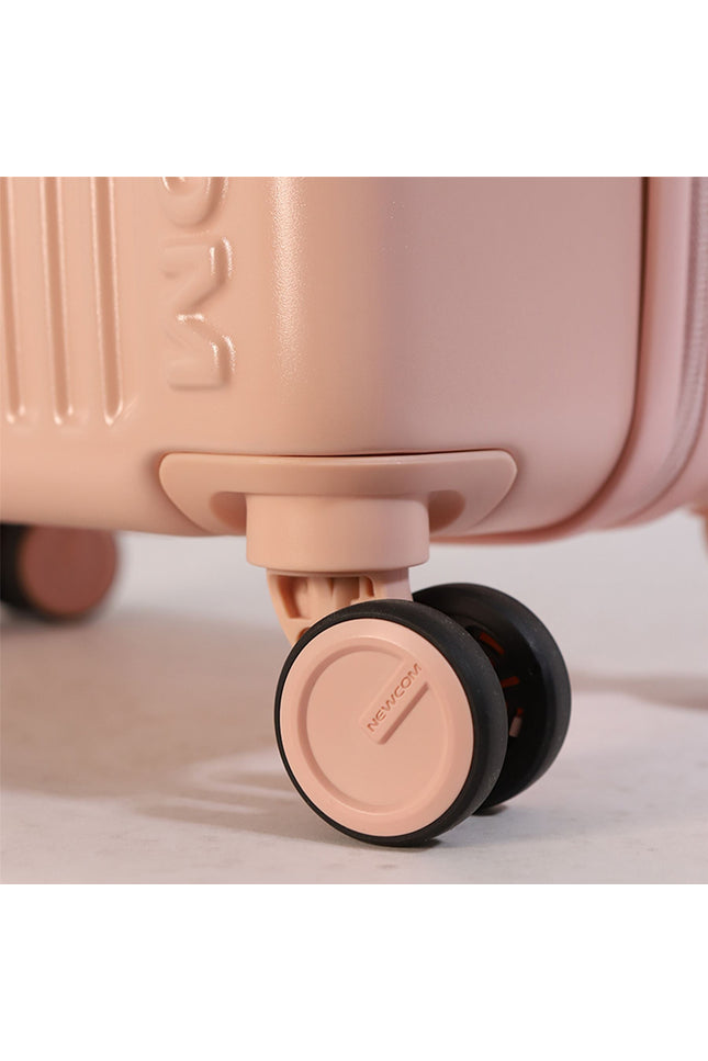 Hard Shell Cabin 44 x 22 x 38 cm Pink TSA Secure Luggage Suitcase Suitable for Easyjet, Ryanair