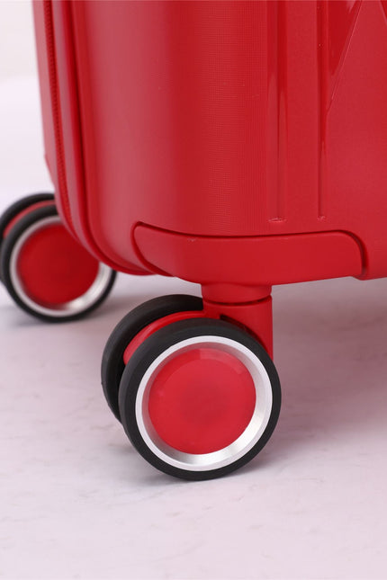 Burnaby Set of 3 Hard Shell Suitcase in Red
