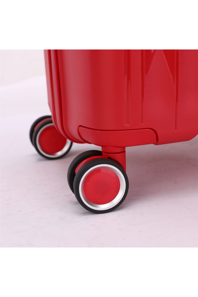 Burnaby Set of 3 Hard Shell Suitcase in Red