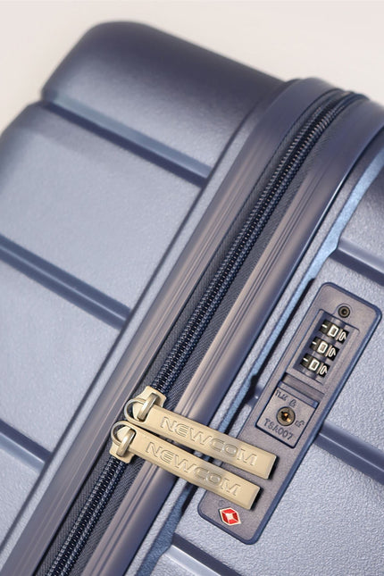 Forster Large Hard Shell TSA Suitcase in Blue