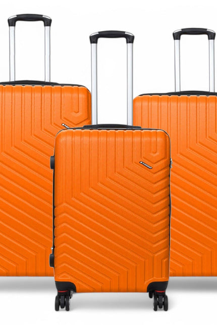 Bega Set of 3 Hard Shell Suitcase in Orange