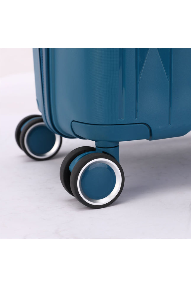 Burnaby Set of 3 Hard Shell Suitcase in Teal Blue