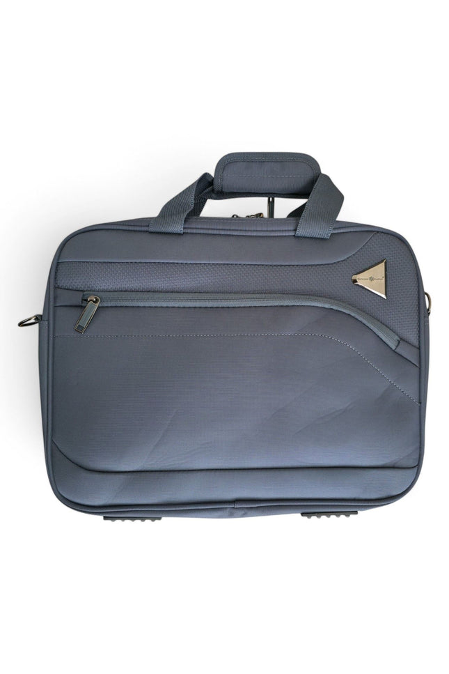 Corby Laptop Bag Soft Shell Suitcase in Grey