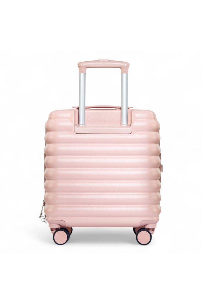 Hard Shell Cabin 37 x 22 x 55 cm Pink TSA Secure Luggage Suitcase Suitable for Easyjet, Ryanair