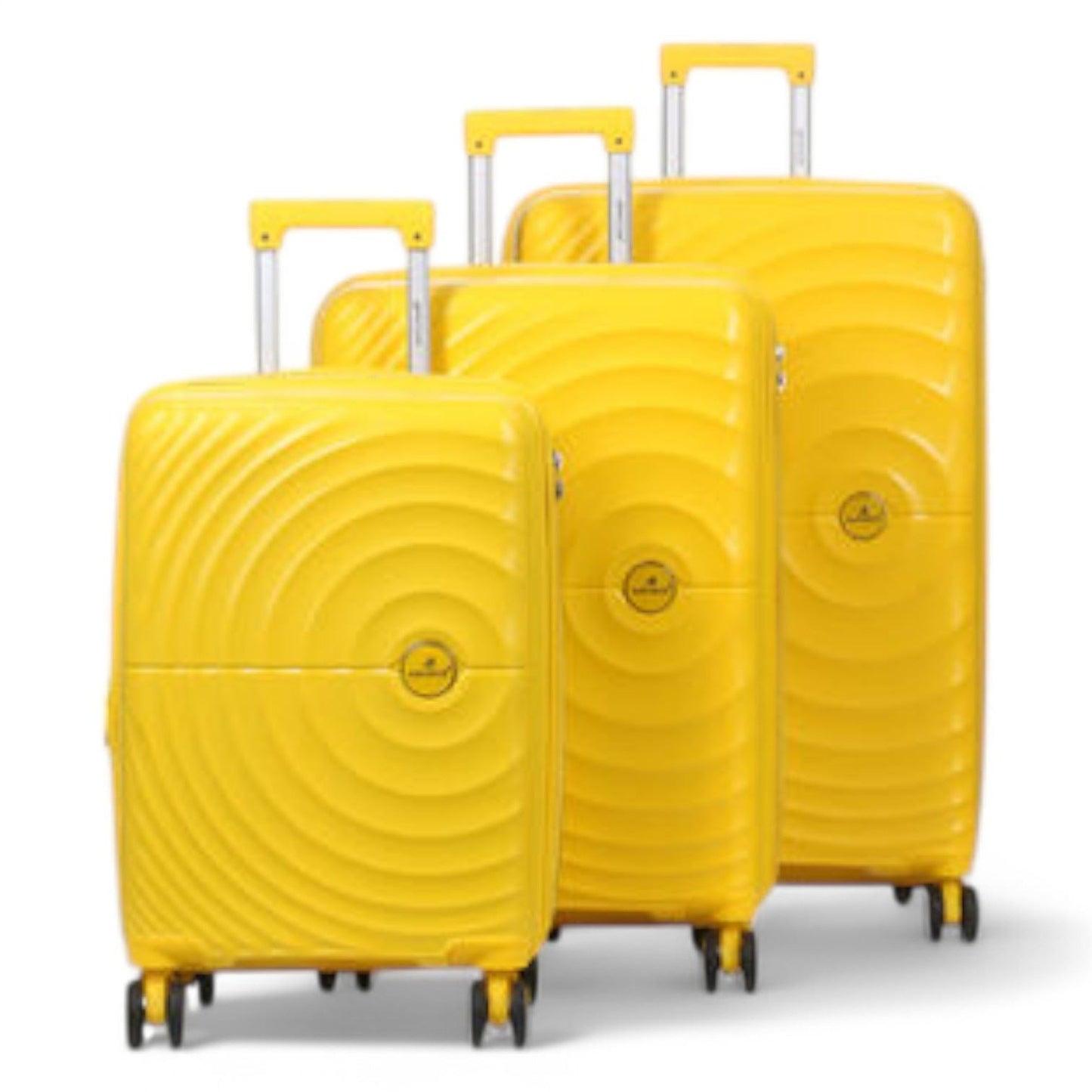 Balranald Set of 3 Hard Shell Suitcase in Yellow