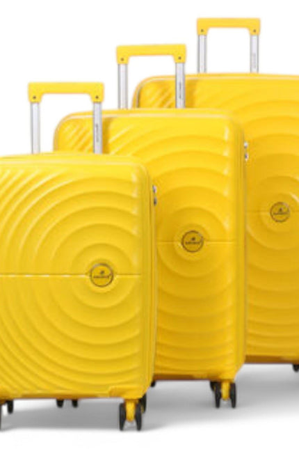 Balranald Set of 3 Hard Shell Suitcase in Yellow