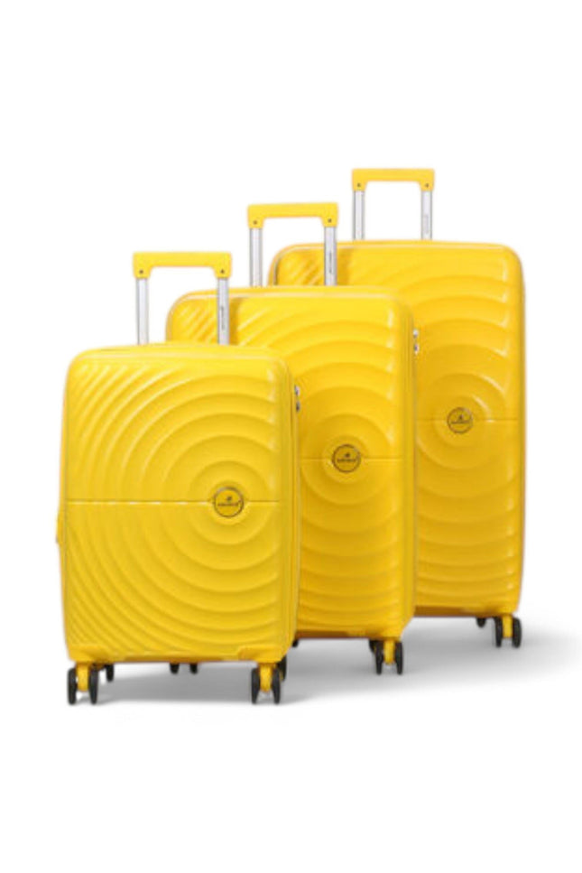 Balranald Set of 3 Hard Shell Suitcase in Yellow
