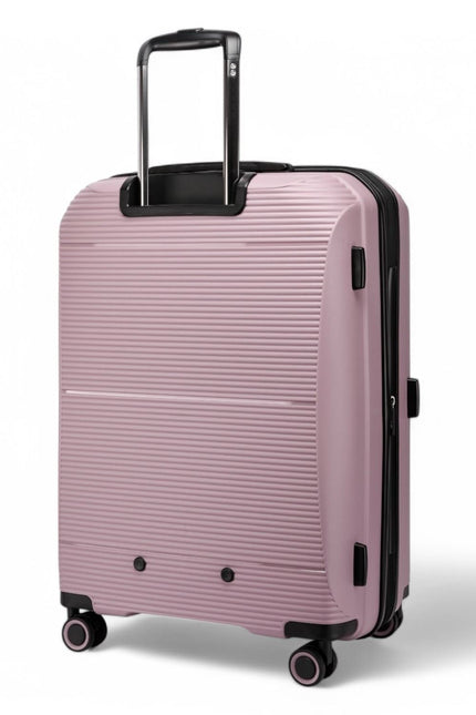 Abiko Large Hard Shell Suitcase in Pink