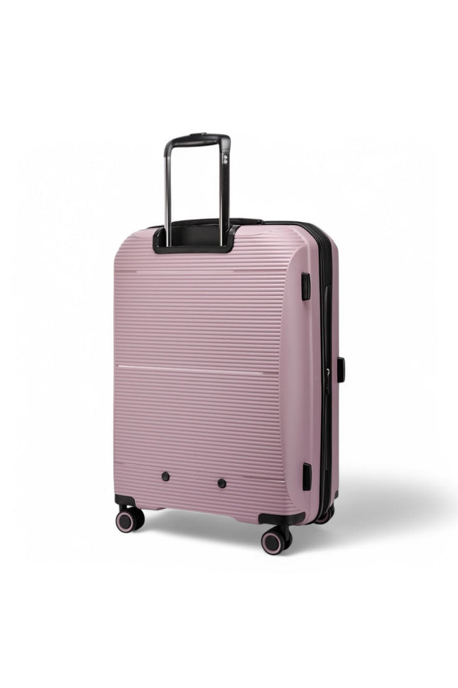 Abiko Large Hard Shell Suitcase in Pink
