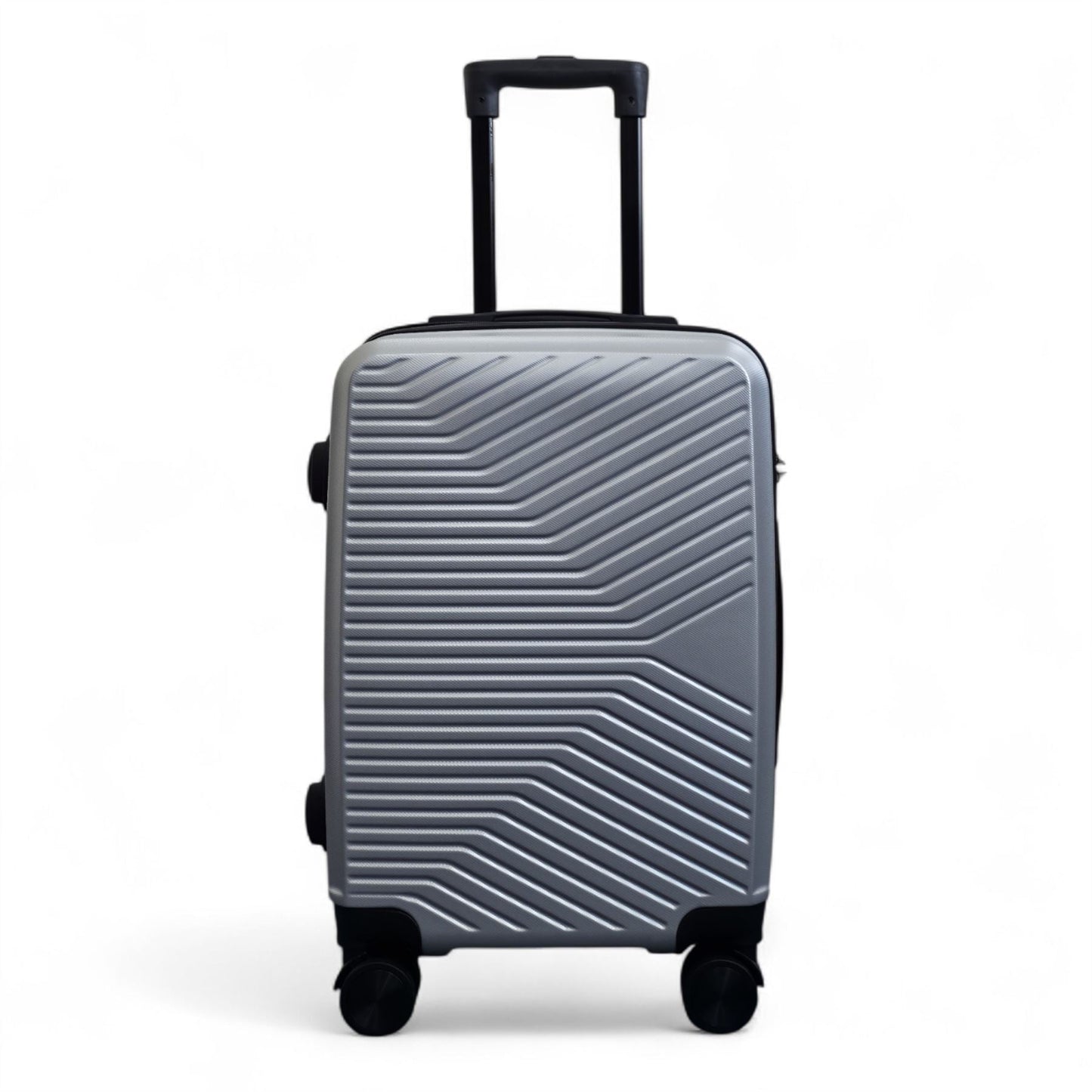 Junee Cabin Hard Shell Suitcase in Silver