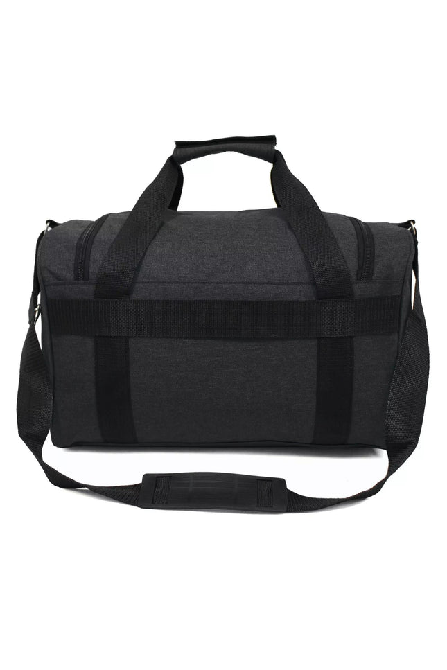 Holdall Carry On 40x 20 x25cm Under-seat Travel Cabin Bag for Ryanair, Easy Jet Black