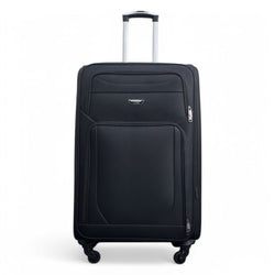 Nagoya Large Soft Shell Suitcase in Black