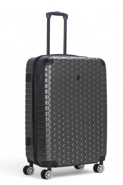Noda Large Hard Shell Suitcase in Charcoal