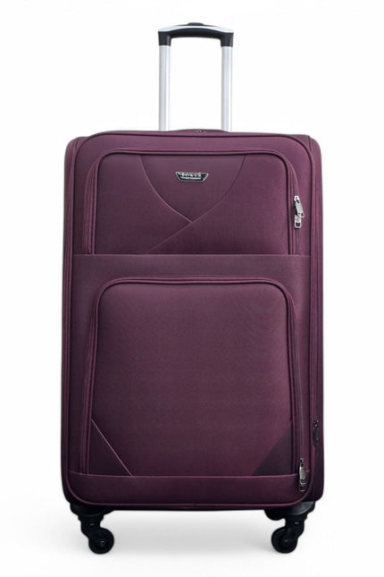Nagoya Large Soft Shell Suitcase in Purple