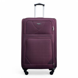 Nagoya Large Soft Shell Suitcase in Purple