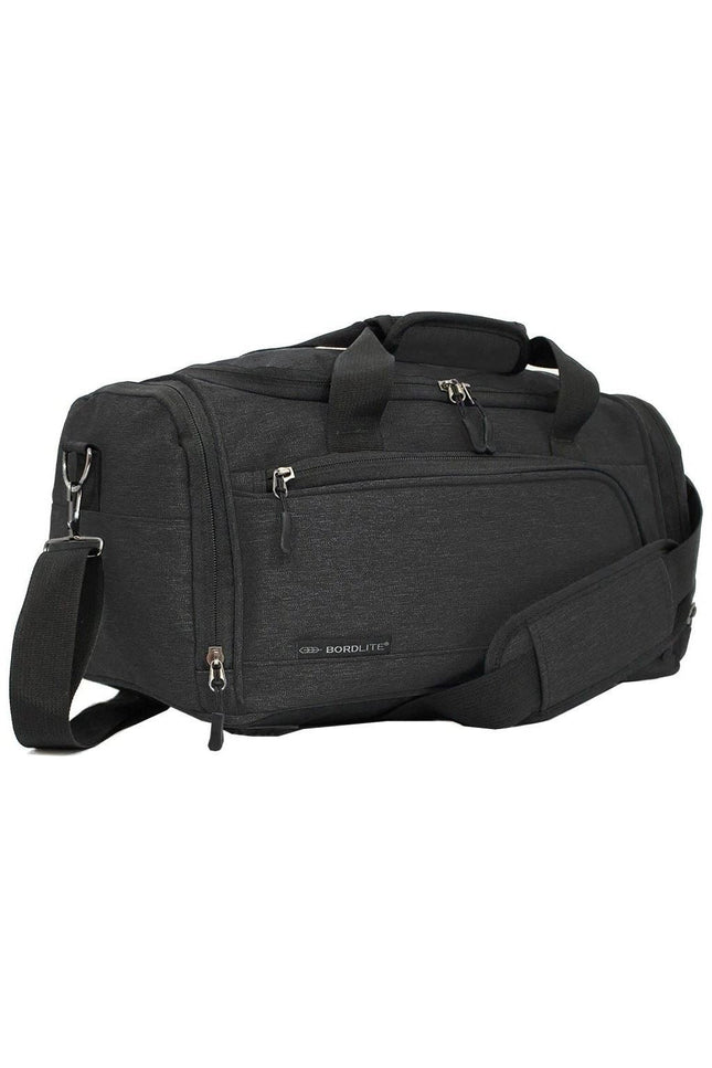 Holdall Carry On 40x 20 x25cm Under-seat Travel Duffel Bag for Ryanair, Easy Jet Black