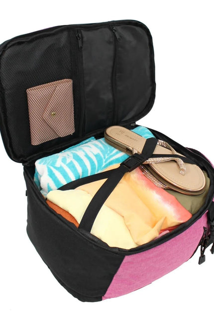 Backpack Rucksack 40x20 x25 cm Underseat Travel Cabin Bag for Ryanair, Easy Jet Pink