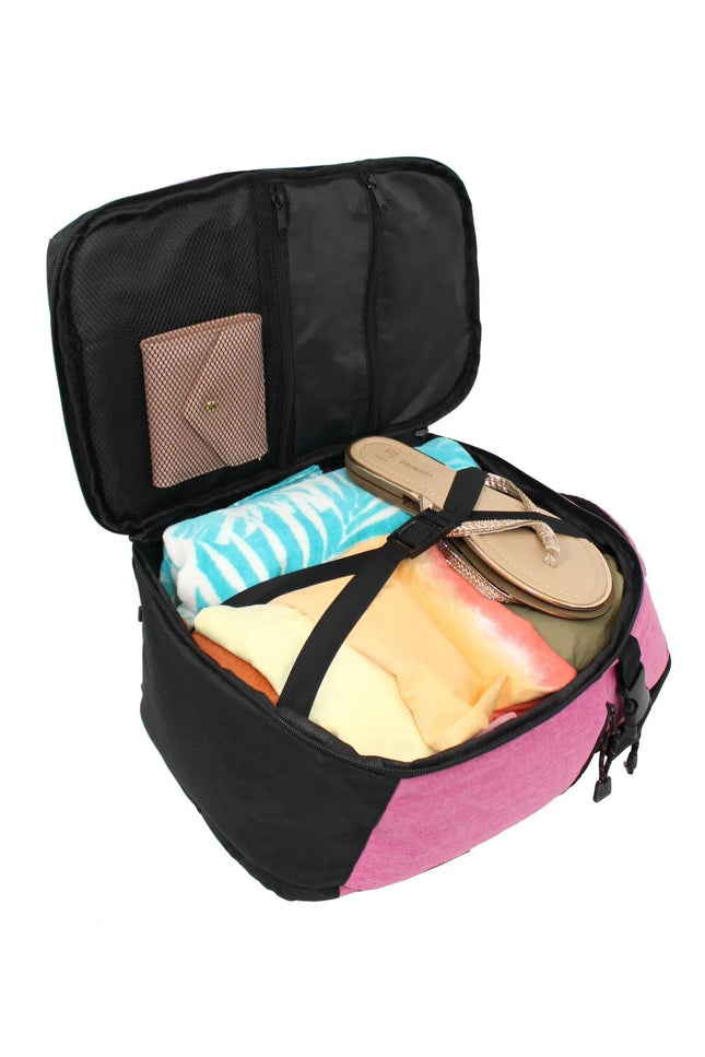 Backpack Rucksack 40x20 x25 cm Underseat Travel Cabin Bag for Ryanair, Easy Jet Pink