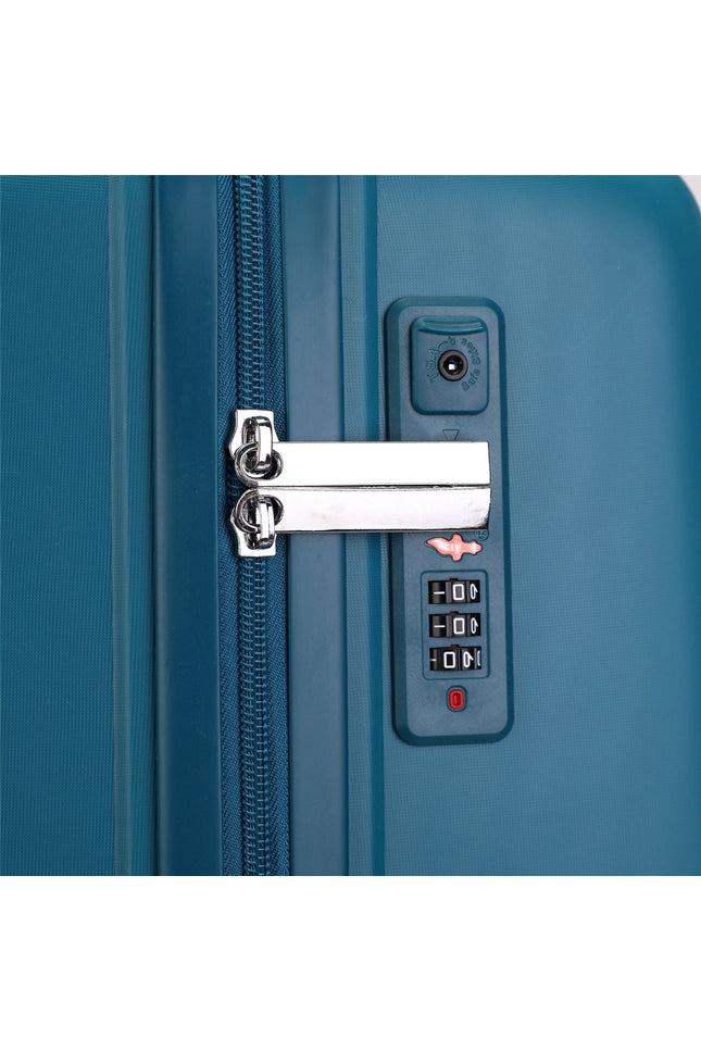 Burnaby Set of 3 Hard Shell Suitcase in Teal Blue