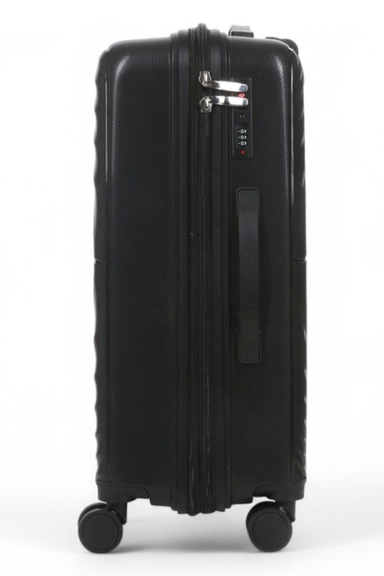 Balranald Medium Hard Shell Suitcase in Black