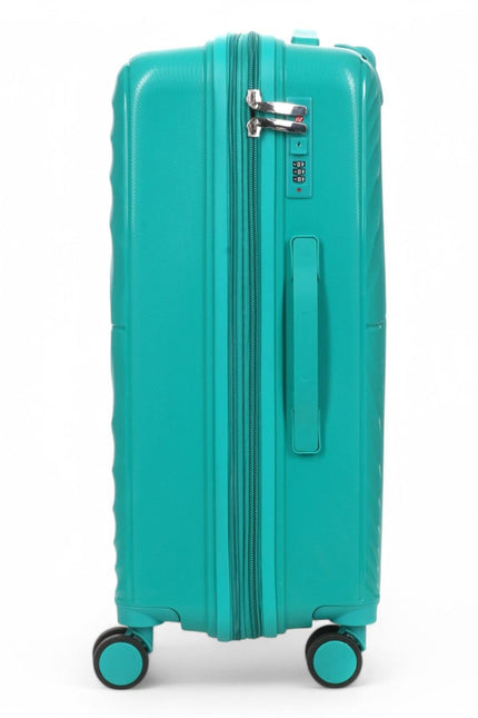 Balranald Medium Hard Shell Suitcase in Aqua Blue