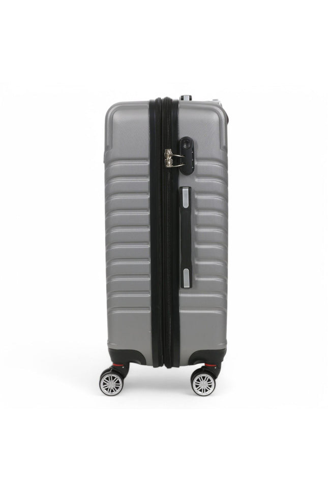 Bega Medium Hard Shell Suitcase in Silver