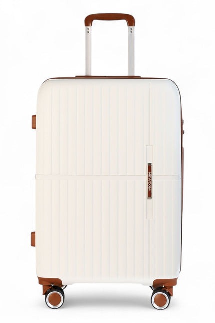 Corowa Cabin Hard Shell Suitcase in White