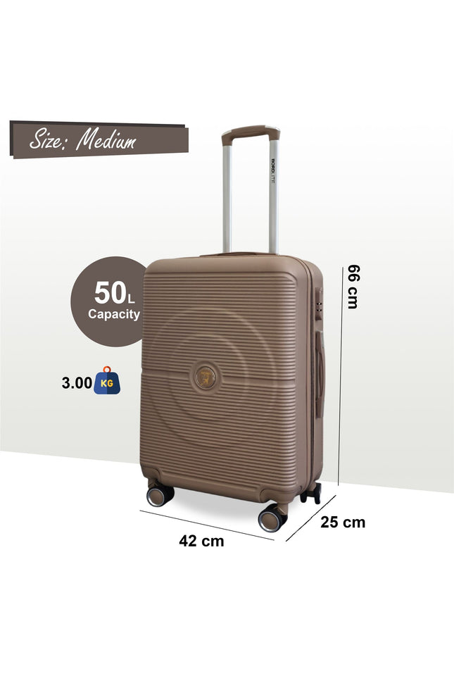 Seto Medium Hard Shell Suitcase in Gold
