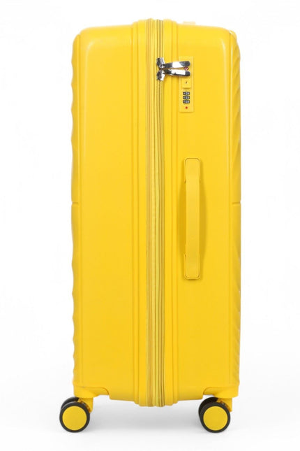 Balranald Large Hard Shell Suitcase in Yellow