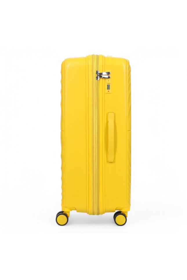 Balranald Large Hard Shell Suitcase in Yellow